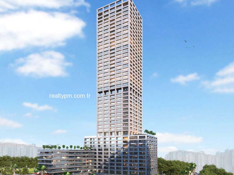 ATAŞEHİR MODERN SATILIK 1+1 76M2 TİP1 DAİRE FIRSATI! - 3139