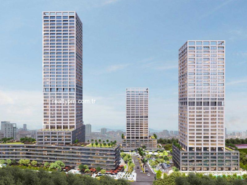 ATAŞEHİR MODERN SATILIK 1+1 76M2 TİP1 DAİRE FIRSATI! - 3140