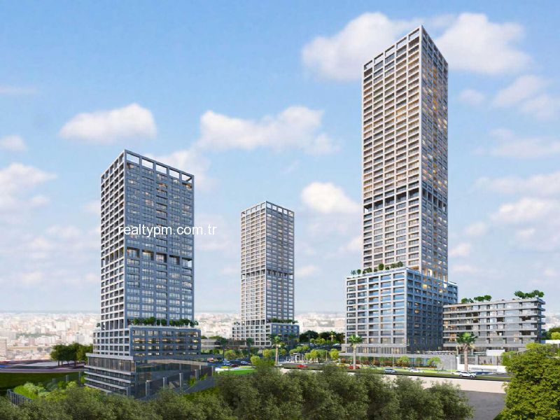 ATAŞEHİR MODERN SATILIK 1+1 76M2 TİP1 DAİRE FIRSATI! - 3141