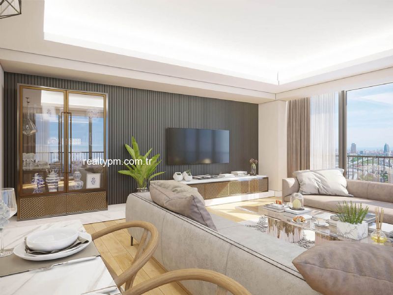 ATAŞEHİR MODERN SATILIK 1+1 76M2 TİP1 DAİRE FIRSATI! - 3148