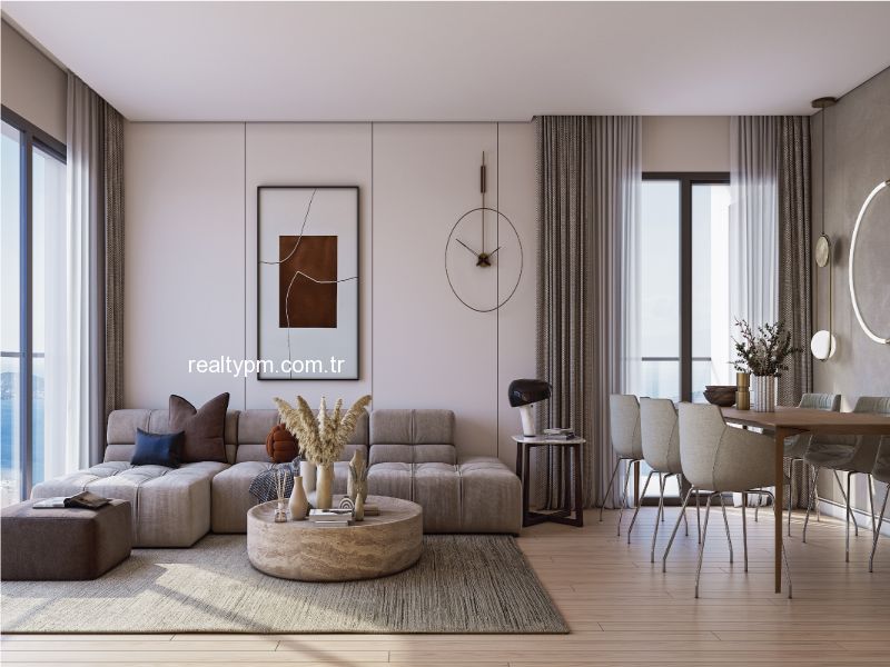 MESA PANORAMA SATILIK 1+1 ADALAR MANZARALI YÜKSEK YATIRIM DEĞERİ REALTY PM DEN - 3193