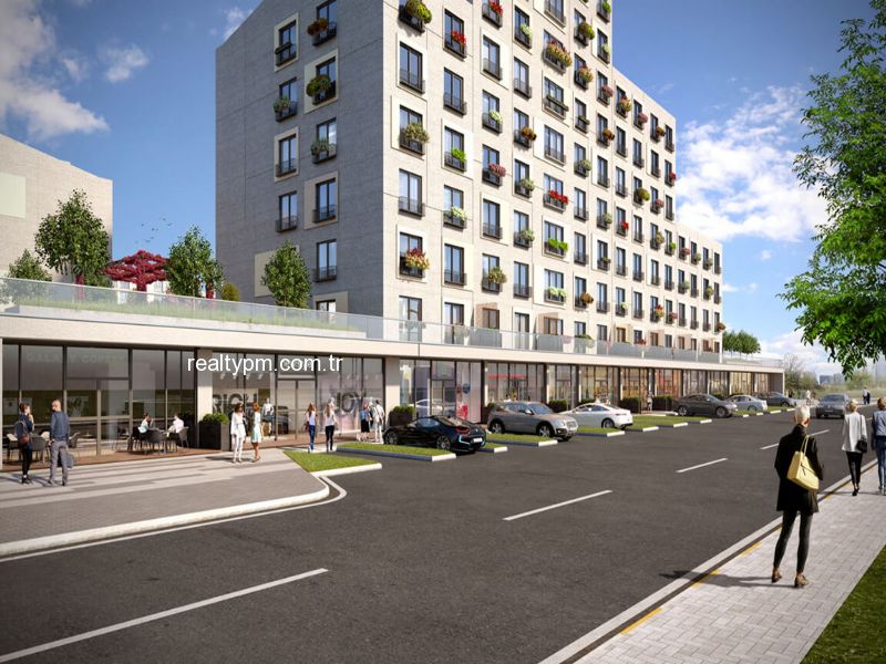 SURYAPI MUHİT SATILIK 1+1 74M2 ŞEREFİYELİ KONUM BALKONLU SUR YAPI.. REALTY PM DEN - 3220