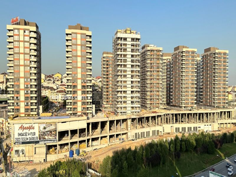 AĞAOĞLU ÇEKMEKÖY PARK SATILIK 1+1 84M2 EN BÜYÜK TİP BALKONLU, ARALIK TESLİMİ!! - 3334